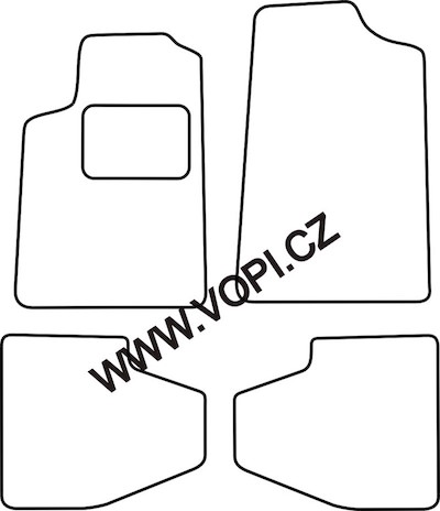 Textil-Autoteppiche Peugeot 607 01/2001 - 02/2011 Carfit (3621)